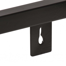 Półki ścienne, 2 szt., 160 cm, surowe drewno mango