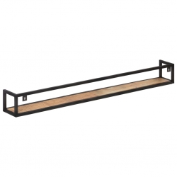 Półki ścienne, 2 szt., 160 cm, lite drewno z odzysku