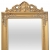 Lustro wolnostojące w stylu barokowym, 160x40 cm, złote
