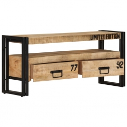 Szafka pod TV, 100x30x45 cm, lite drewno mango