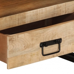 Szafka pod TV, 100x30x45 cm, lite drewno mango