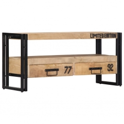 Szafka pod TV, 100x30x45 cm, lite drewno mango