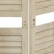Parawan pokojowy, 5-panelowy, 175x165 cm, drewno paulowni