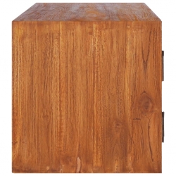 Ścienna szafka na TV, 90x30x30 cm, lite drewno tekowe