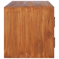 Ścienna szafka pod TV, 180x30x30 cm, lite drewno tekowe