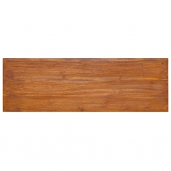 Ścienna szafka pod TV, 180x30x30 cm, lite drewno tekowe