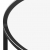 Stolik kawowy, czarna rama i marmur, szkło hartowane, 70 cm