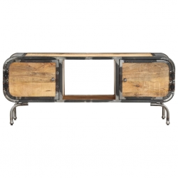 Szafka pod TV, 110x30x42 cm, lite drewno mango