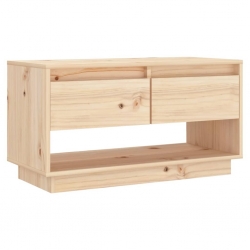 Szafka pod telewizor, 74x34x40 cm, lite drewno sosnowe