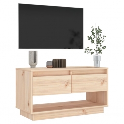 Szafka pod telewizor, 74x34x40 cm, lite drewno sosnowe
