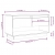 Szafka pod telewizor, 74x34x40 cm, lite drewno sosnowe