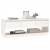 Szafka pod TV, biała, 110,5x34x40 cm, lite drewno sosnowe