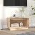 Szafka pod telewizor, 60x35x35 cm, lite drewno sosnowe