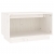 Szafka pod telewizor, biała, 60x35x35 cm, lite drewno sosnowe