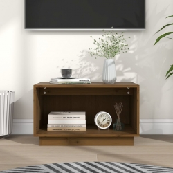 Szafka pod telewizor, miodowy brąz, 60x35x35 cm, drewno sosnowe