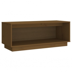 Szafka pod telewizor, miodowy brąz, 90x35x35 cm, drewno sosnowe