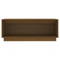 Szafka pod telewizor, miodowy brąz, 90x35x35 cm, drewno sosnowe