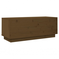 Szafka pod telewizor, miodowy brąz, 90x35x35 cm, drewno sosnowe