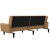 2- osobowa sofa rozkładana, kolor taupe, obita mikrofibrą