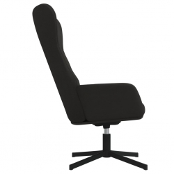 Fotel, czarny, obity aksamitem