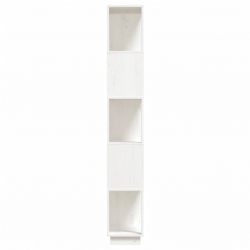 Regał na książki/przegroda, biały, 80x25x163,5 cm, sosnowy