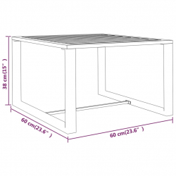 3-cz. zestaw mebli ogrodowych, poduszki, aluminium, antracyt