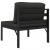 4-os. sofa ogrodowa z poduszkami, aluminium, antracytowa