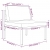 4-os. sofa ogrodowa z poduszkami, aluminium, antracytowa
