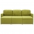 3-osobowa, rozkładana sofa modułowa, zielona, tkanina