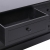 Szafka pod TV, czarna,108x30x40 cm, drewno paulowni