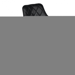 Stołki barowe, 2 szt., czarne, sztuczna skóra