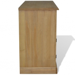 Szafka TV w meksykańskim stylu Corona, sosna, 80x43x78 cm
