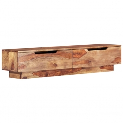 Szafka pod TV, 145 x 30 x 30 cm, lite drewno sheesham