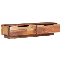 Szafka pod TV, 145 x 30 x 30 cm, lite drewno sheesham