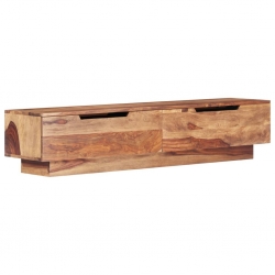 Szafka pod TV, 145 x 30 x 30 cm, lite drewno sheesham