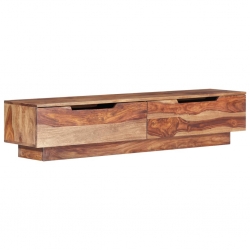 Szafka pod TV, 145 x 30 x 30 cm, lite drewno sheesham