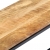 Ławka do jadalni, 120 cm, lite surowe drewno mango