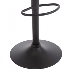 Krzesła barowe z podłokietnikami, ciemnoszare, tkanina