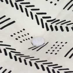 Sofa modułowa z akcesoriami, 6 elementów, tkanina w paski