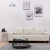 3-osobowa sofa, kremowa, tapicerowana tkaniną