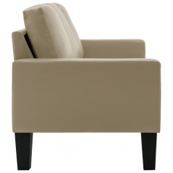 3-osobowa sofa, cappuccino, sztuczna skóra