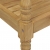 Ławka Batavia z poduszką taupe, 120 cm, lite drewno tekowe