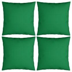 Poduszki ozdobne, 4 szt., zielone, 60x60 cm, tkanina