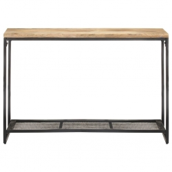 Stolik konsola, 110 x 35 x 75 cm, lite drewno mango