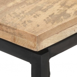 Stolik konsola, 110 x 35 x 75 cm, lite drewno mango
