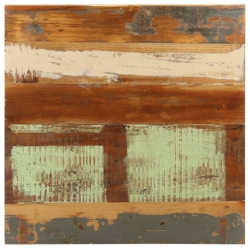 Kwadratowy stolik bistro, 60x60x75 cm, lite drewno z odzysku