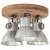 Industrialna lampa wisząca, 25 W, srebrna, 42x27 cm, E27