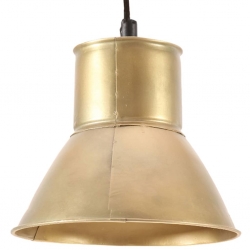 Lampa wisząca, 25 W, kolor mosiądzu, okrągła, 17 cm, E27