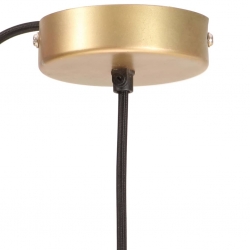 Lampa wisząca, 25 W, kolor mosiądzu, okrągła, 17 cm, E27