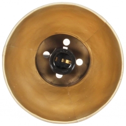 Lampa wisząca, 25 W, kolor mosiądzu, okrągła, 17 cm, E27